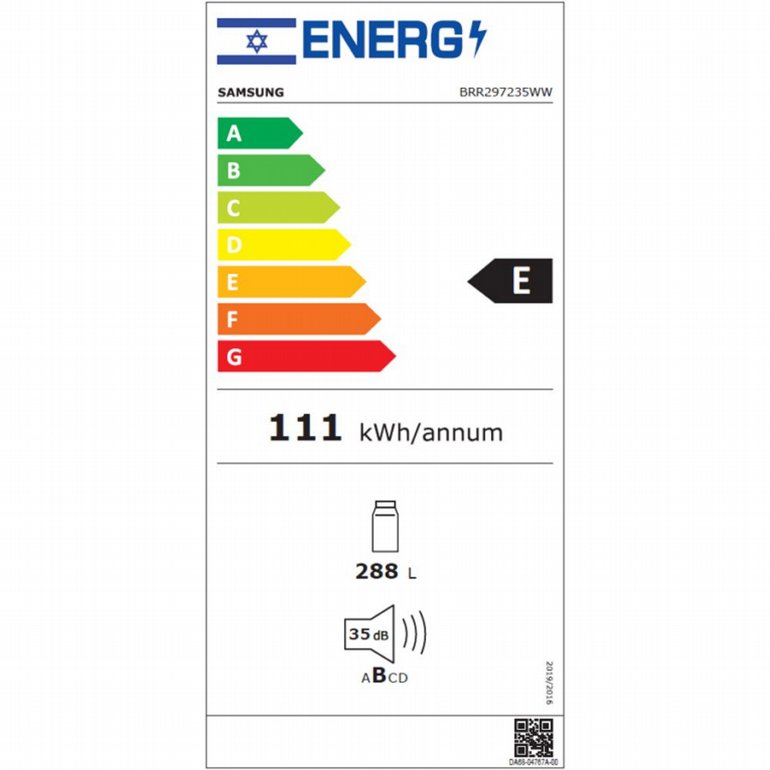 ���� �������� ������ Samsung BRR297235WW