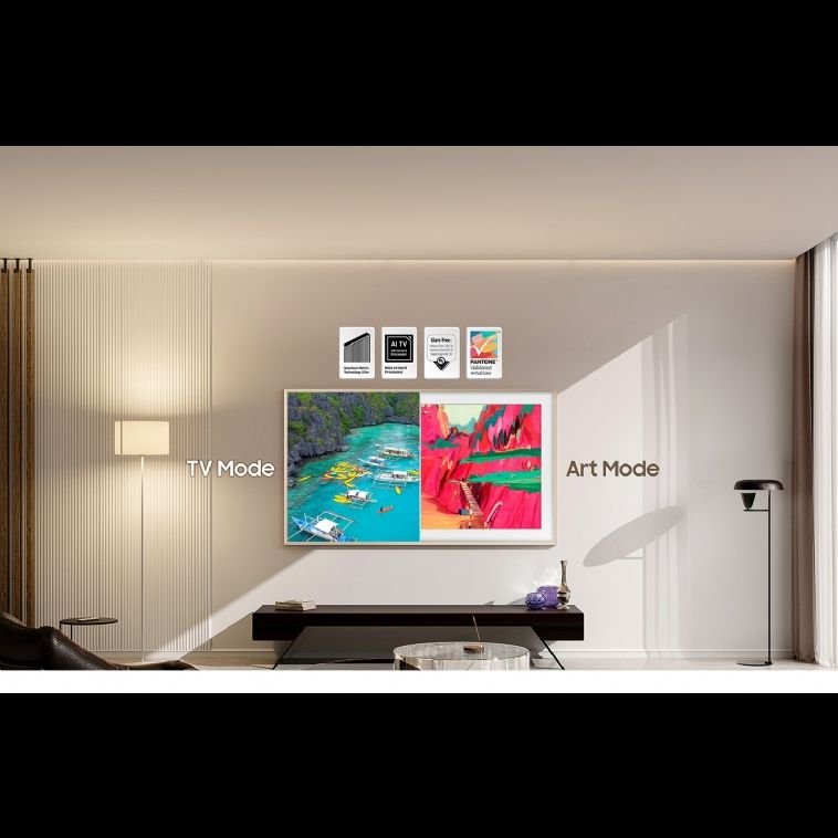 �������� ���� 75" �The Frame Pro Neo-QLED 4K QE75LS03FW-PRO ���� ������ | Samsung