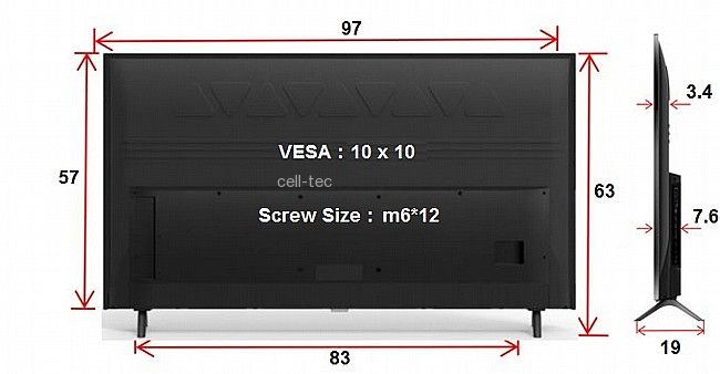 טלויזיה TCL L43P65US SMART TV 4K LED UHD 43 | סלתק - חנות אינטרנטית ...