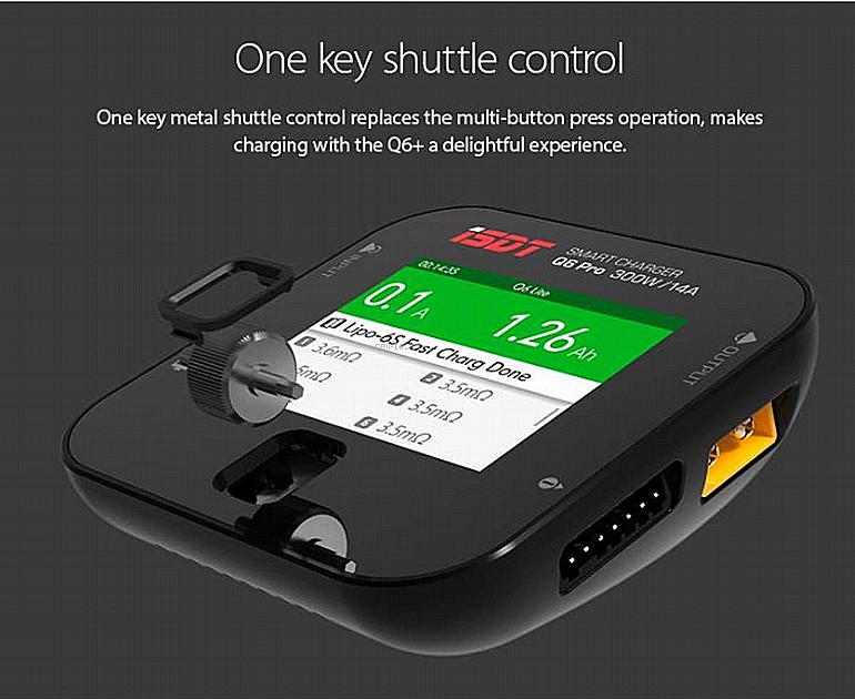 ���� - ISDT Q6 Pro BattGo 300W 14A Pocket Lipo Battery Balance Charger
