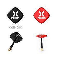 ����� - 160mm Foxeer 5.8GHz 8DBi Echo Patch RHCP FPV Antenna Feeder FPV Goggles Red/Black-Cable Version