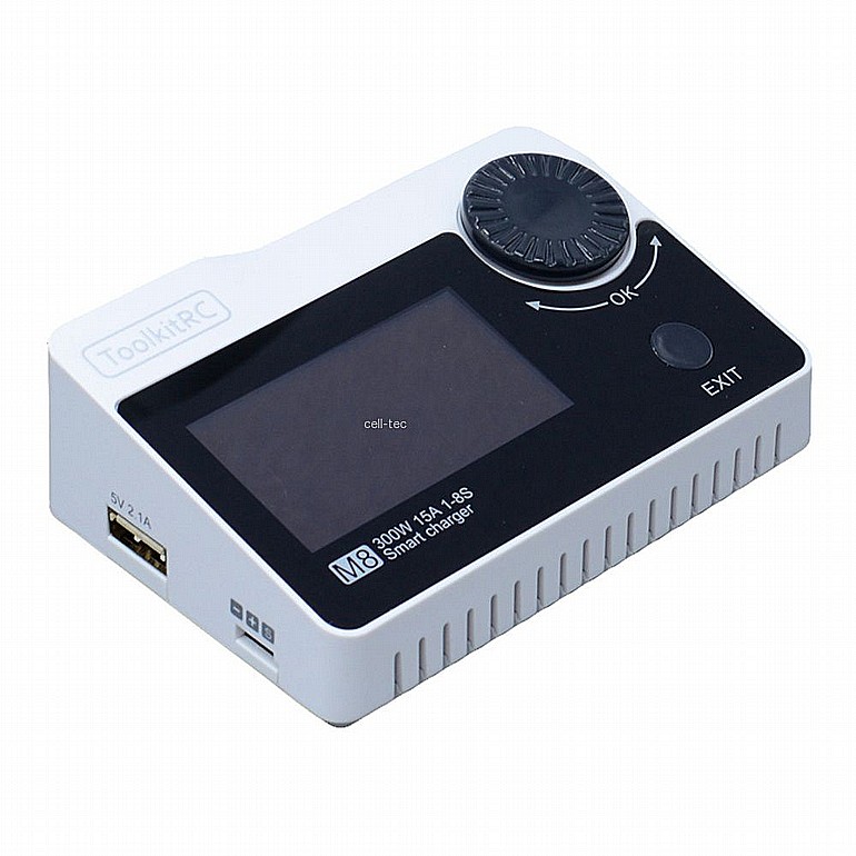 ���� - ToolkitRC M8 DC 300W 15A Battery Balance Charger Discharger for 2-8S Lipo Battery