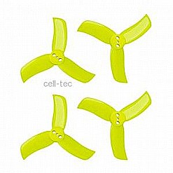 �� 8 ������ ��������� - Gemfan Hulkie 2040 2.0X4.0 PC 3-blade Propeller CW CCW for 0806-1105 Motor RC FPV Racing Drone 