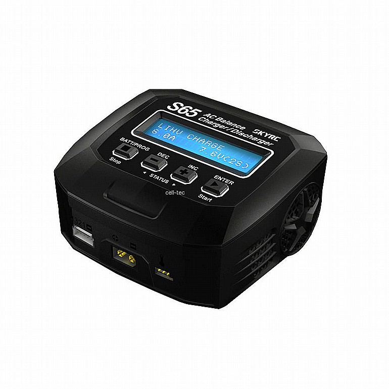 ���� - SKYRC S65 65W 6A AC Balance Charger Discharger for 2-4S Lipo Battery