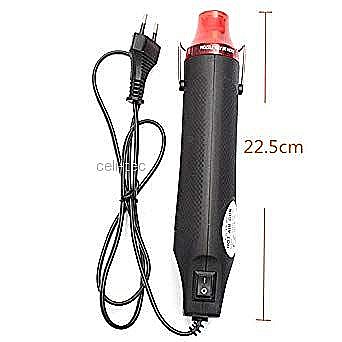 ������ - DANIU 220V 300W DIY Electric Heat Shrink Gun Power Tool Hot Air Temperature Gun with Supporting Seat 