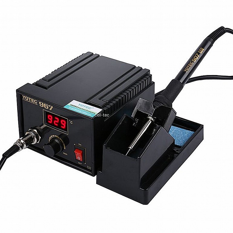 ���� ����� - 967 Power Electric Soldering Station SMD Rework Welding Iron Holder Set