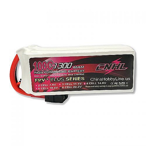����� - CNHL G+PLUS 1300mAh 22.2V 6S 100C Lipo Battery