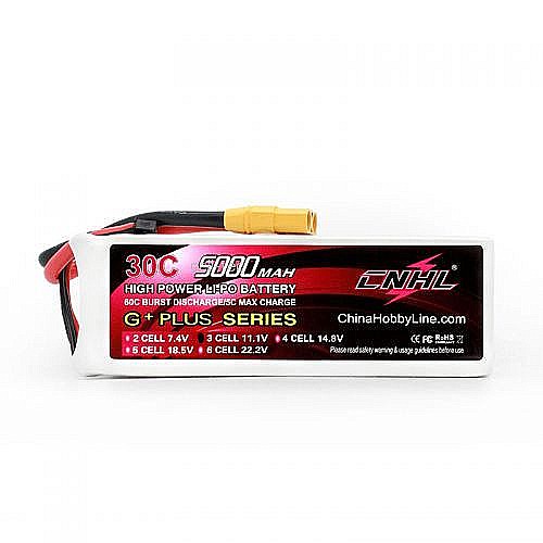 ����� - CNHL 5000mAh 11.1V 3S 20C Lipo Battery With XT90 Plug 