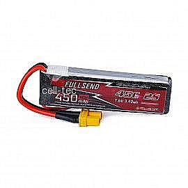 ����� - FULLSEND 2S 450mAh HV 45C Lipo Battery - XT30