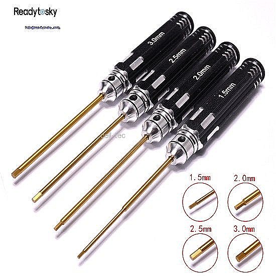 �� 4 ����� ��� - 4 pcs Hex Screwdriver Set