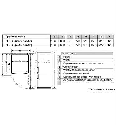 ���� ������ ����� ��� 617 ����� Bosch KGN86AI31L �
