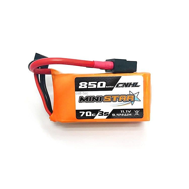 ����� - CNHL MiniStar 850mAh 11.1V 3S 70C Lipo Battery XT60 Plug for RC Drone FPV Racing