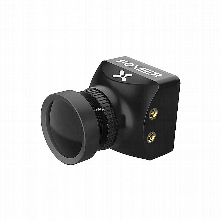 ����� - Foxeer Razer Mini 1/3 CMOS HD 5MP 2.1mm M12 Lens 1200TVL 16:9 NTSC/PAL Switchable FPV Camera For RC Drone - Black 16:9 2.1mm