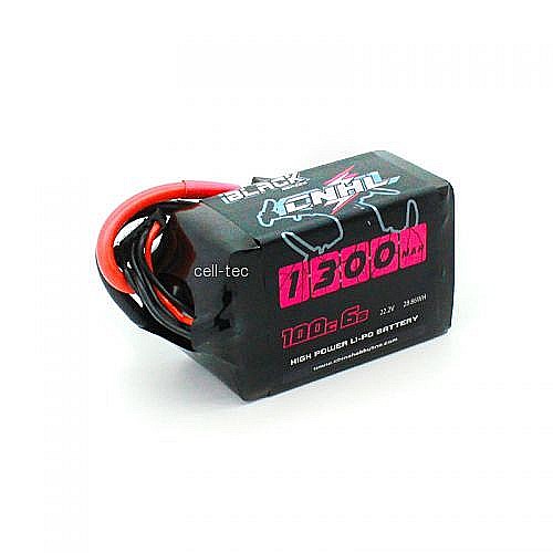 ����� - CNHL Black Series 1300mAh 22.2V 6S 100C Lipo Battery