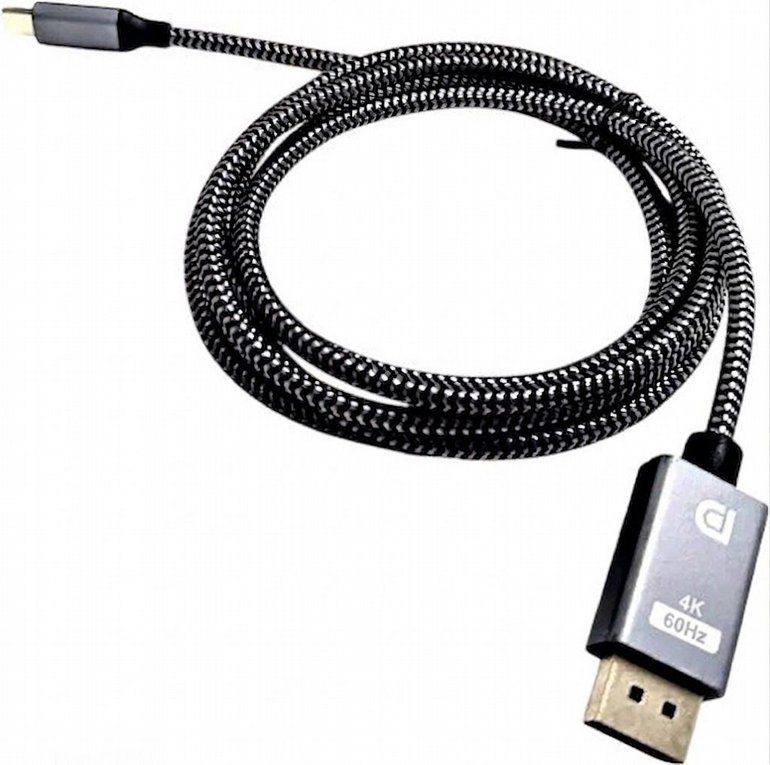 ��� ������ USB 3.1 Type-C ��� ������ DisplayPort ��� ���� ��������� �� Gold Touch 4K@60Hz 1.8M