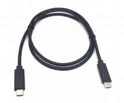 ��� ����� ������� Type-C To Type-C USB 3.1 10G 1M Black