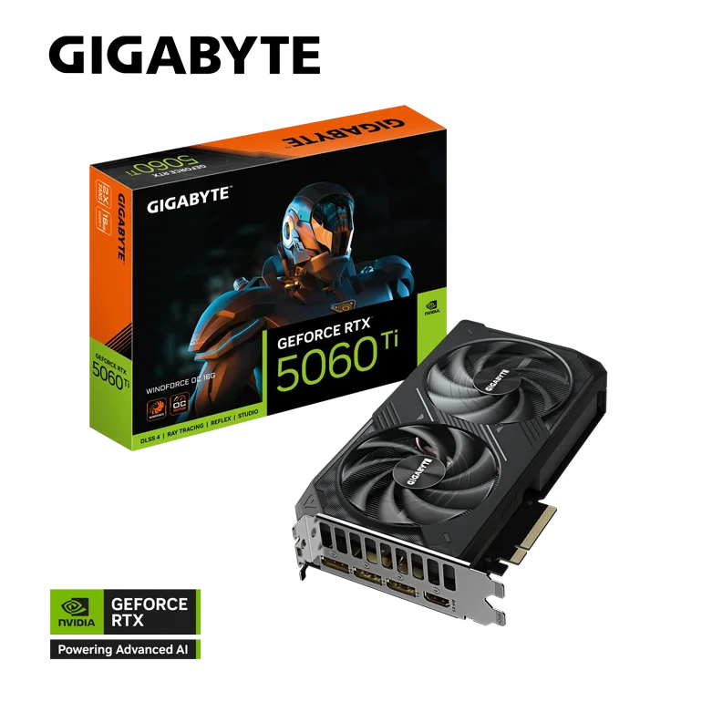 ����� ��� Gigabyte - Nvidia GeForce - RTX� 5060Ti WINDFORCE 16G