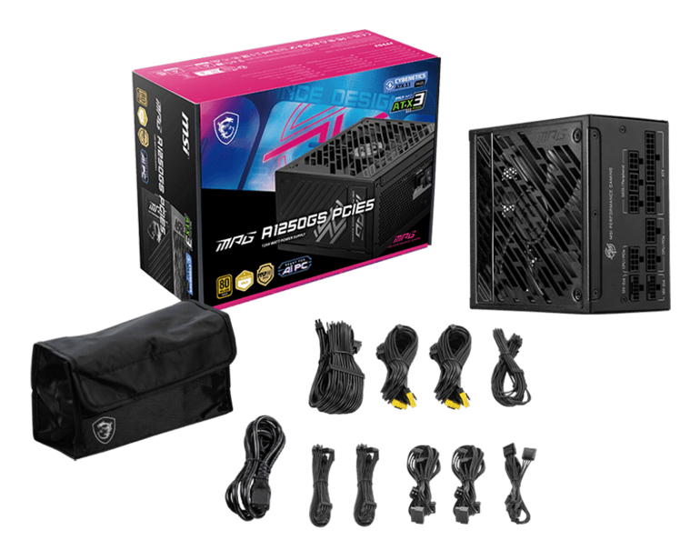 ��� �� MSI MPG A1250GS PCIE5 80+ GOLD ����