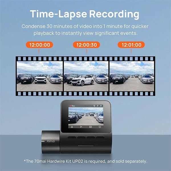 ����� ���� 70mai Dash Cam A200+�Rear Cam Set A200-1 Full HD