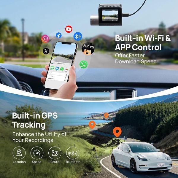 ����� ���� 70mai Dash Cam A510+�Rear Cam Set A510-1 Full HD