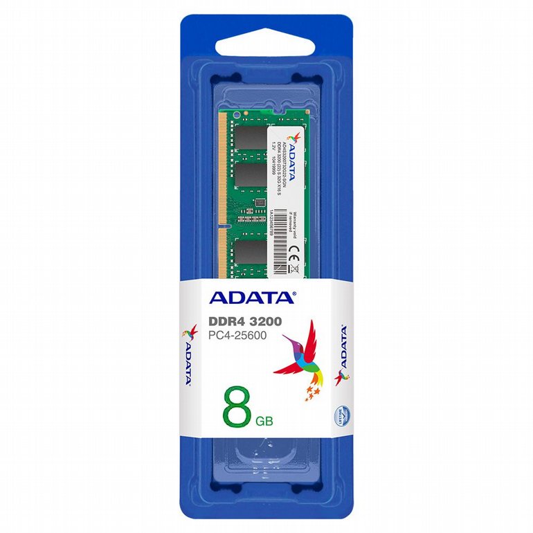 ����� ����� ���� ADATA - SODIMM - 8GB - DDR4 3200 MHz CL22 - PC4-25600