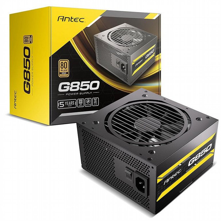 ��� �� ����� ����  ANTEC ATOM G850 Silent Fan Semi-Modular Gold 850W