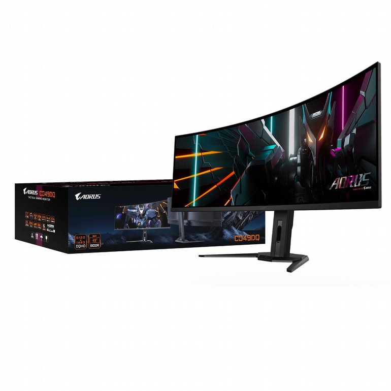 ��� ���� ������� ���� Gigabyte - AORUS CO49DQ - 49" DQHD 144Hz 0.03ms OLED 