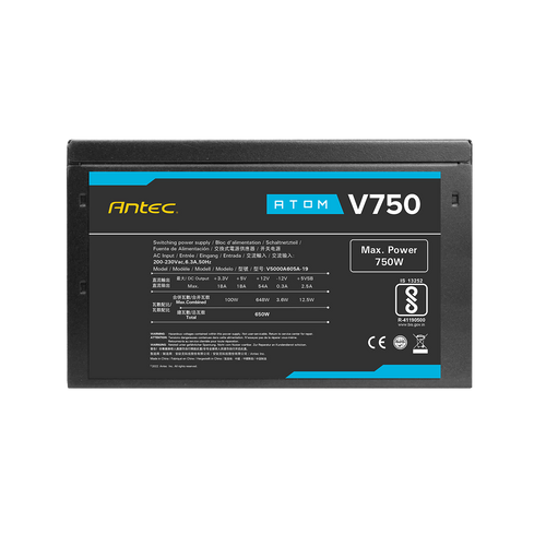 ��� �� ����� ���� Antec - ATOM V750 - 750W