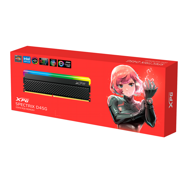 ����� ����� ���� XPG - SPECTRIX D45G DDR4 RGB - DIMM - 32GB - DDR4 3600 MHz CL18