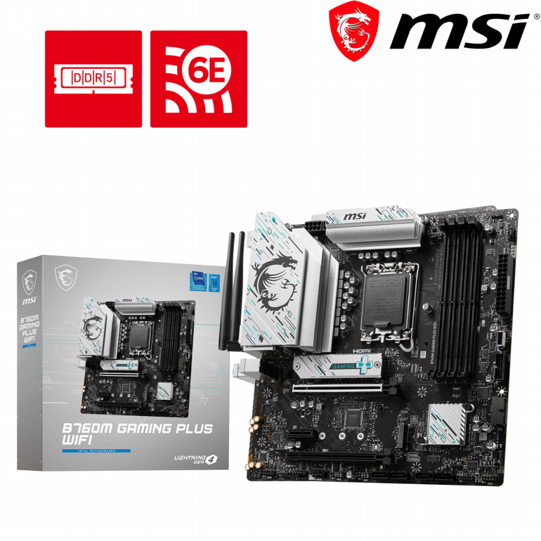 ��� �� MSI - B760M Gaming Plus WiFi