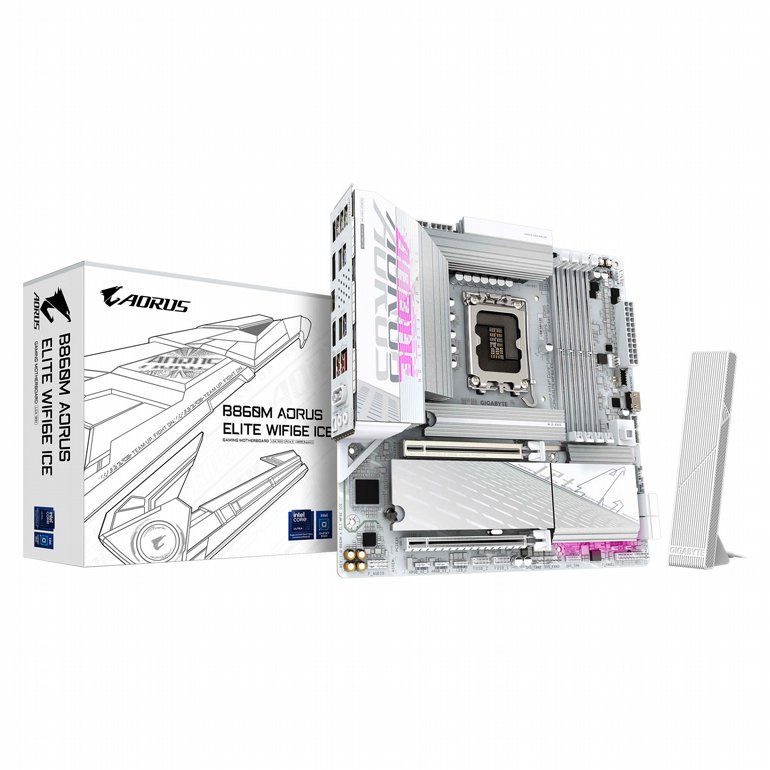 ��� ��  Gigabyte B860M AORUS ELITE WIFI6E ICE