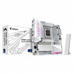 לוח אם Gigabyte B860M AORUS ELITE WIFI6E ICE לוח אם Gigabyte B860M AORUS ELITE WIFI6E ICE