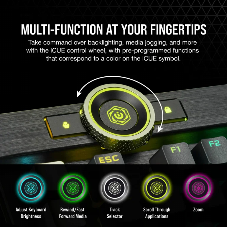 ������ ������ ������� CORSAIR K100 RGB Optical-Mechanical Gaming Keyboard  OPX Switch  �������