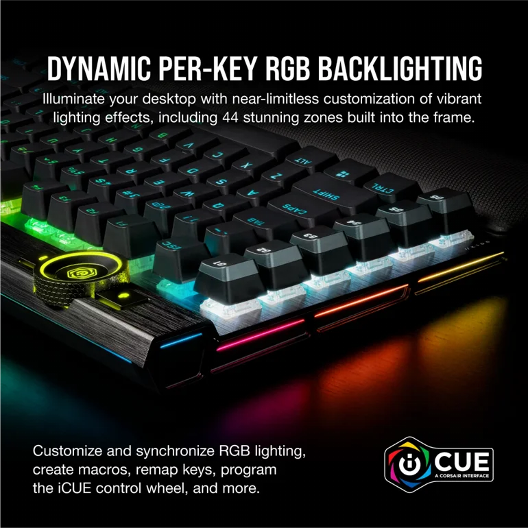 ������ ������ ������� CORSAIR K100 RGB Optical-Mechanical Gaming Keyboard  OPX Switch  �������