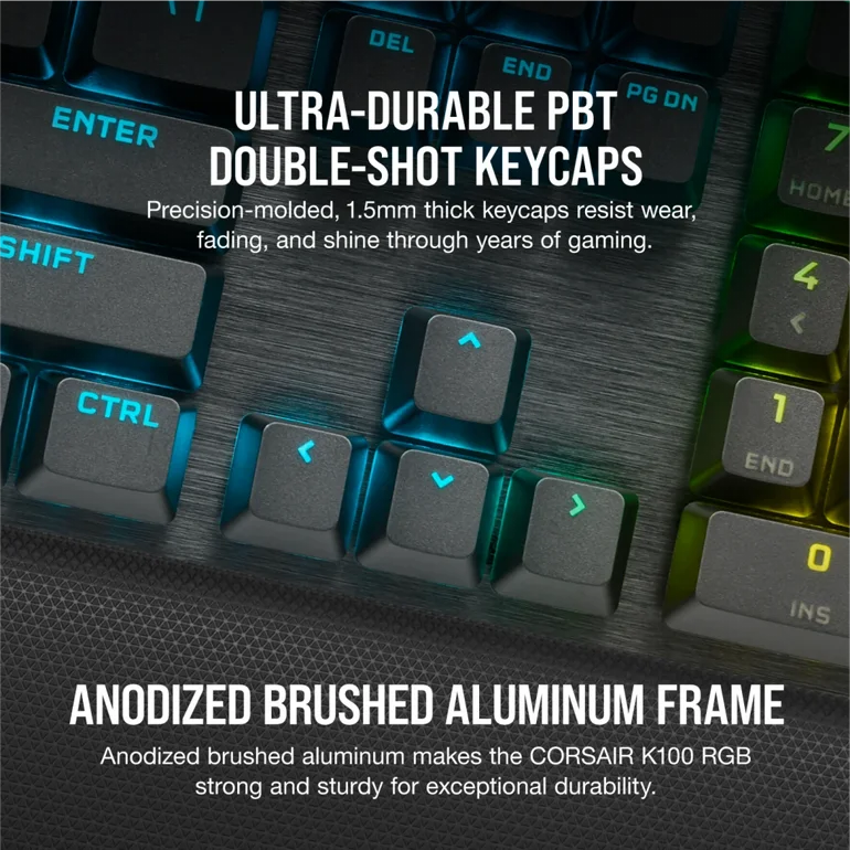 ������ ������ ������� CORSAIR K100 RGB Optical-Mechanical Gaming Keyboard  OPX Switch  �������