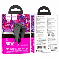 מטען HOCO CS23A PD30W+QC3.0 מטען HOCO CS23A PD30W+QC3.0