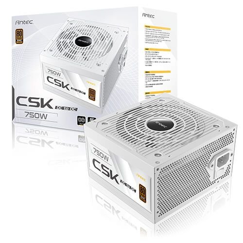 ��� �� ����� ����  ANTEC CSK 750DC Non-Modular 750W 80 PLUS Bronze 120MM ��� 