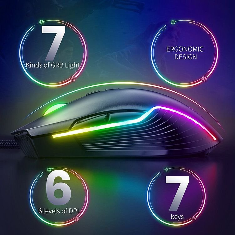 ���� ������� Onikuma - CW905 - Gaming Mouse RGB 