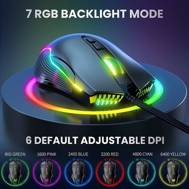���� ������� Onikuma - CW905 - Gaming Mouse RGB 