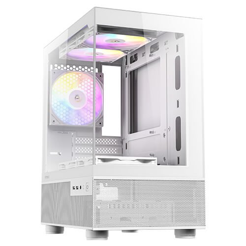 ���� ���� Antec - CX200M RGB ELITE WHITE - Tempered Glass Side Panel