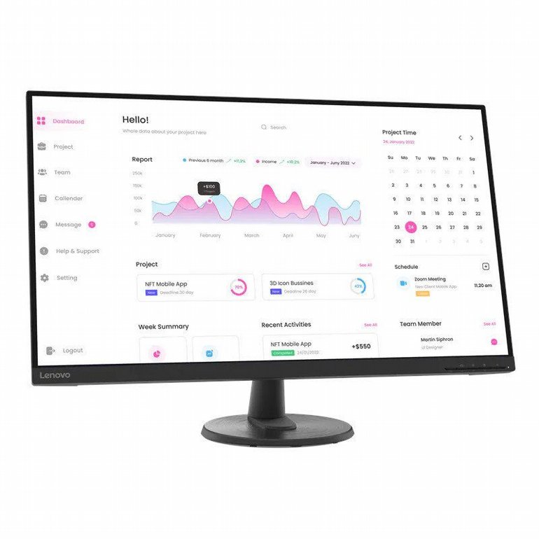 ��� ���� �31.5 ������ Lenovo IP monitor D32-40 66FCGAC2IS Full HD �����