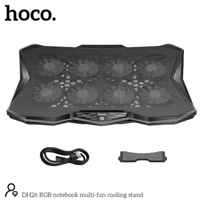 ���� ����� ����� ���� HOCO DH26 Pro RGB Multi-Fan Cooling Stand