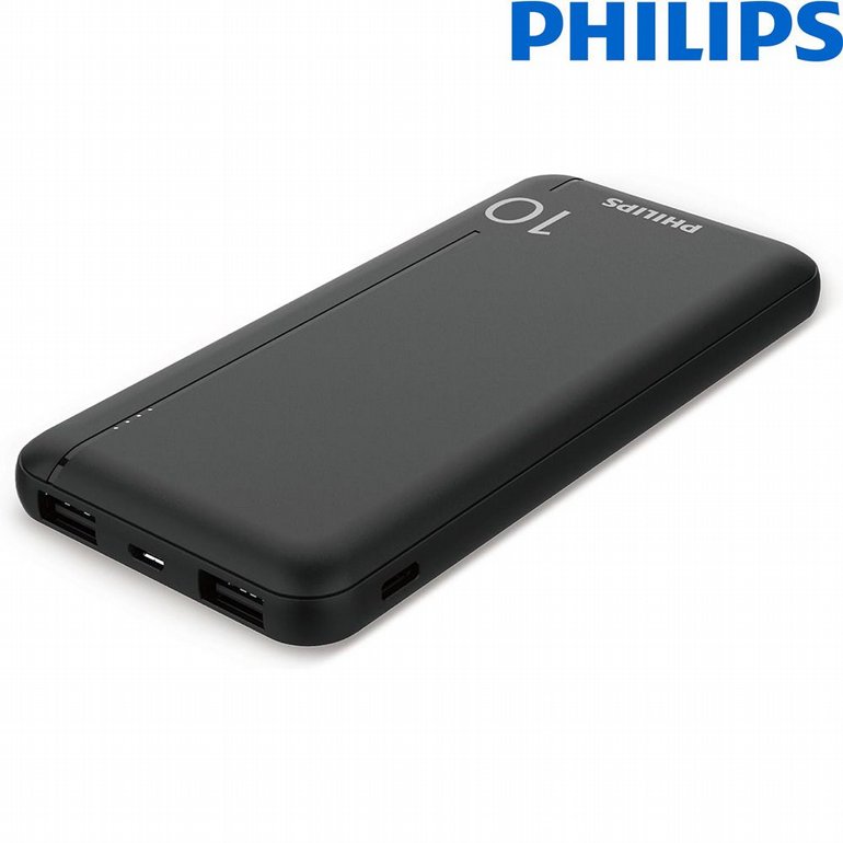 ����� ����� ����� Philips - Power Bank - 10,000 mAh - DLP1812PB