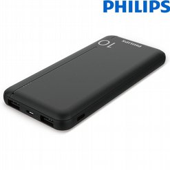 ����� ����� ����� Philips - Power Bank - 10,000 mAh - DLP1812PB