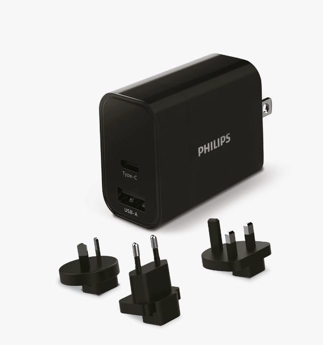 ���� Philips DLP2621T/00 � High-Performance 30W USB Travel Charger