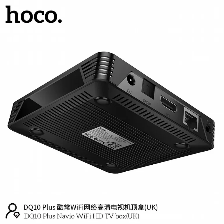 ������ HOCO DQ10 Plus WIFI 4K UHD TV Box