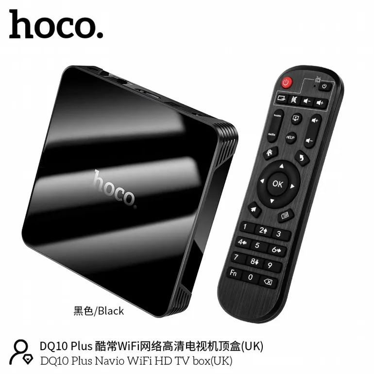������ HOCO DQ10 Plus WIFI 4K UHD TV Box
