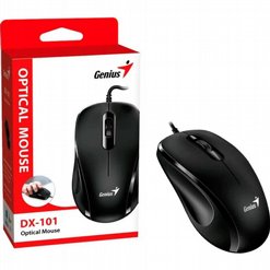 עכבר חוטי Genius - DX-101 שחור עכבר חוטי Genius - DX-101 שחור