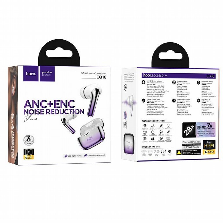 �������  HOCO - TWS Headset "Shine" EQ16 7Hr  
