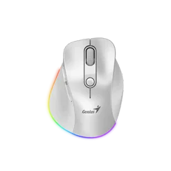 עכבר ארגונומי אלחוטי נטען Genius Ergo 9000S Pro לבן פנינה | גניוס עכבר ארגונומי אלחוטי נטען Genius Ergo 9000S Pro לבן פנינה | גניוס